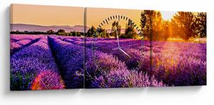 Slika polja lavande (sa satom) (90x30 cm)