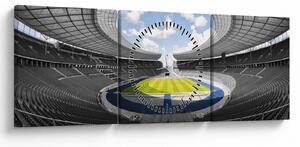 Slika - nogometni stadion (sa satom) (90x30 cm)