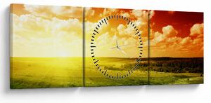 Slika ljetne livade (sa satom) (90x30 cm)