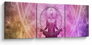 Slika meditacije (sa satom) (90x30 cm)