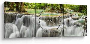 Slika slapova (sa satom) (90x30 cm)
