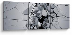 3D apstraktna slika (sa satom) (90x30 cm)