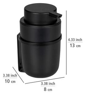 Crni samodržeći plastični dozator za sapun 0,25 l Carpino - Wenko