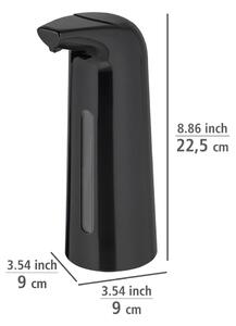 Crni automatski plastični dozator za sapun 0,4 l Larino - Wenko
