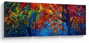 Slika crtež prirode (sa satom) (90x30 cm)