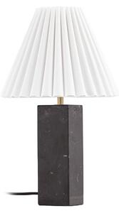 Stolne Lampa NOLA, Asher, Bijela, Dnevna soba, Tkanina / tekstil, Moderan