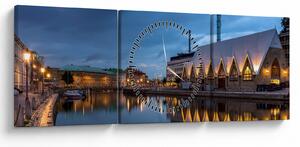 Slika vodenog kanala - Göteborg (sa satom) (90x30 cm)