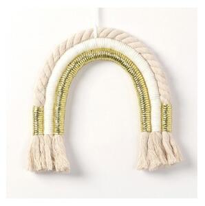 Makrame ukras – duga, 25×30 cm
