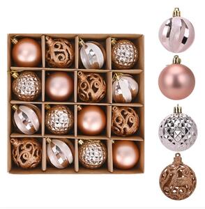 Kuglice za bor – set od 16 kom, 6 cm