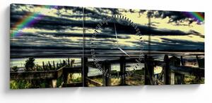 Slika duge nad morem (sa satom) (90x30 cm)