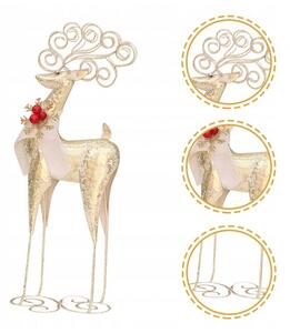 Božićna figura – patuljak od pliša, 62 cm