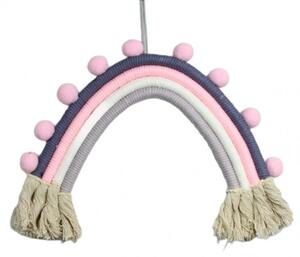 Makrame ukras – duga, 25×30 cm, OZD11WZ1