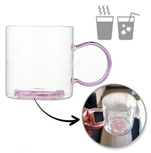 Termo čaša s dvostrukom stijenkom, 8 cm, 250 ml, bež