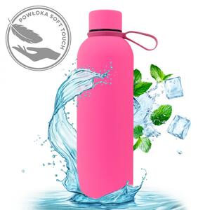 Boca za vodu – od baršuna, 500 ml, roza
