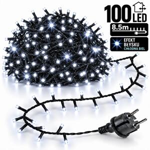 Božićne lampice – 100 LED, bijele