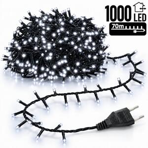 Božićne lampice – 1000 LED, za unutra i van, 18,5×12×11,5 cm, bijele