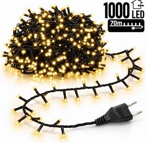 Božićne lampice – 1000 LED, za unutra i van, 18,5×12×11,5 cm, bijele, LAMP05CB