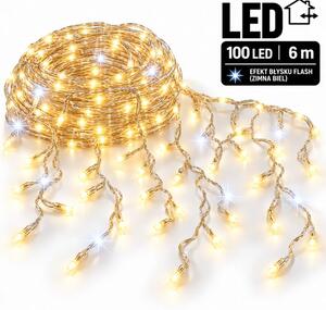 Božićne lampice – 100 LED, topla bijela, 6 m
