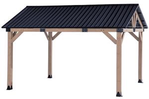 Drvena vrtna sjenica Atlanta 3,6 x 4,2 m CoverTech