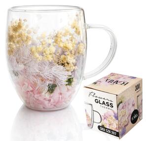 Termo čaša s cvijećem, 11,5 cm, 300 ml