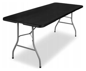 Vrtni stol – sklopivi, 70×180 cm, crni