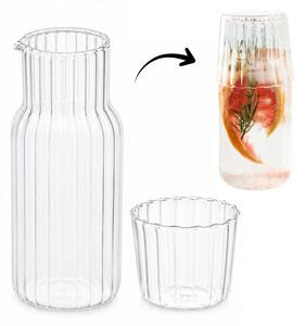 Stakleni vrč – s poklopcem, 510 ml