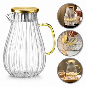 Stakleni vrč – s poklopcem, 1700 ml