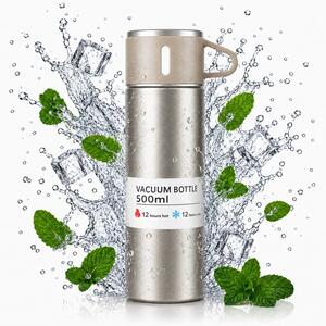 Termos šalica – čelik, 500 ml, bež