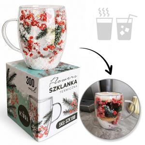 Termo čaša s cvijećem, 300 ml, SZK198