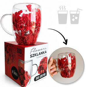 Termo čaša s cvijećem, 300 ml, SZK193