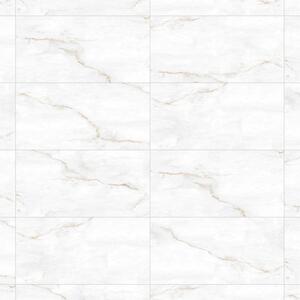 Mexen Brakel Bijela glazirana rektificirana gres pločica G1, zidno-podna pločica 120 x 60 cm, sjaj - TL110-120-060-01