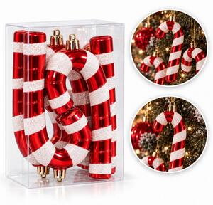 Kuglice za bor – set od 4 kom, 7×14 cm, bijele
