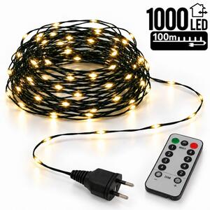 Božićne lampice – 1000 LED, za unutra i van, 9×15 cm, bijele, LAMP49