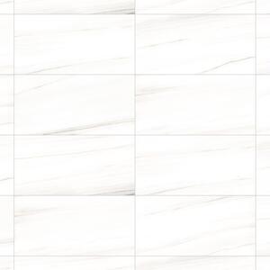 Mexen Lasa Bijeli glazirani rektificirani gres 1. klase, podno-zidna ploča 120 x 60 cm, sjaj - TL103-120-060-00