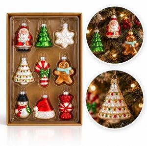 Kuglice za bor – set od 9 kom, 22 cm