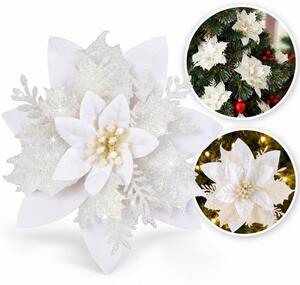 Kuglice za bor – set od 12 kom, 14 cm, bijele