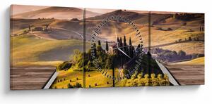 Slika krajolika u knjizi (sa satom) (90x30 cm)