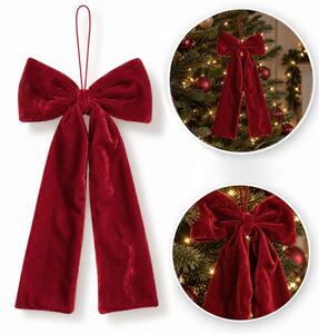 Božićna mašna – od baršuna, 18×39 cm