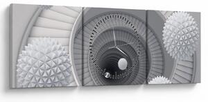 3D apstraktna slika (sa satom) (90x30 cm)