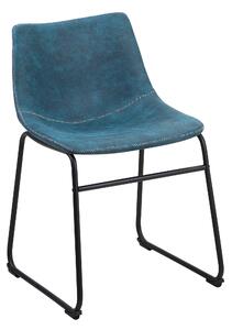 Zondo Set blagovaonskih stolica 2 kom. Basta (morsko plava). 1009968