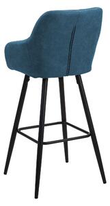 Zondo Set barskih stolica 2 kom. Dakien (morsko plava). 1009998