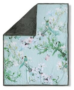 Zelena dvostrana deka Descanso Shi, 130 x 160 cm