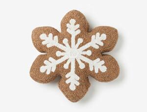 Ukrasni jastučić SNOW COOKIE 35x35 cm, smeđi
