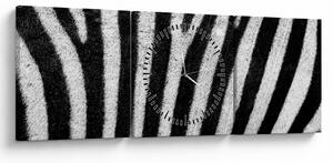 Slika kože zebre (sa satom) (90x30 cm)