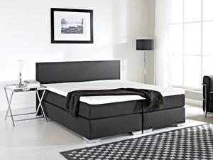 Zondo Bračni krevet Boxspring 180 cm PREMIER (s madracima) (crna). 1007431