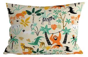 Jastučnica od mikrovlakana JUNGLE FRIENDS 70x90 cm, šarena