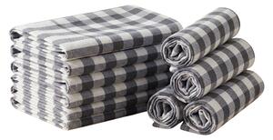 Kuhinjska krpa CORIVA 50x70 cm siva, set 10 kom