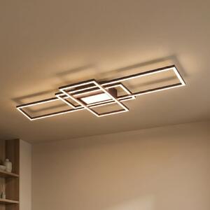 Trio Lighting Irvine LED stropna svjetiljka 3.000-6.500 K, antracit, prigušiva, Crno, Dnevni boravak/blagovaonica, Metal