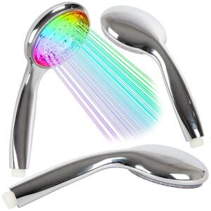 RGB LED dugina ručka za tuširanje Chrome 25cm
