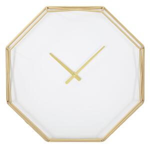 Zidni sat Goldy Octagonal